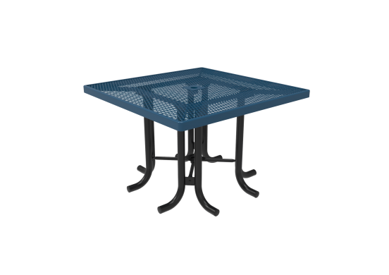 Diamond Pattern Square Patio Table