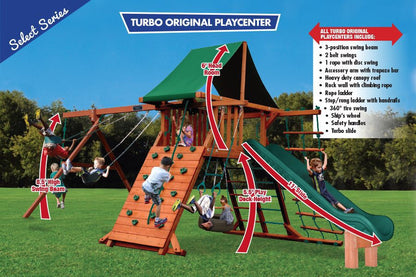 Turbo Original Playcenter Combo 2 Swing Set