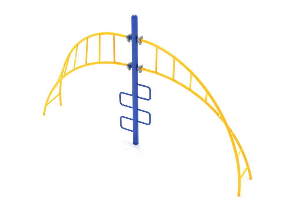 Curved Helix Climbing Ladder