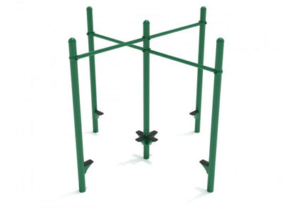 Quadruple Pull-Up Bar Unit