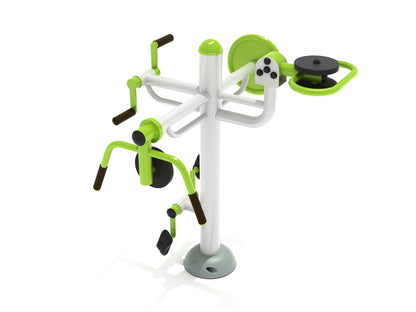 Accessible Quadruple Gym Station