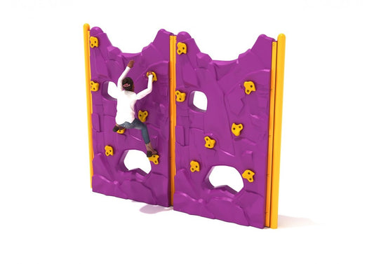 Double Parallel Rock Climbing Wall