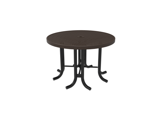 Perforated Steel Round Patio Table