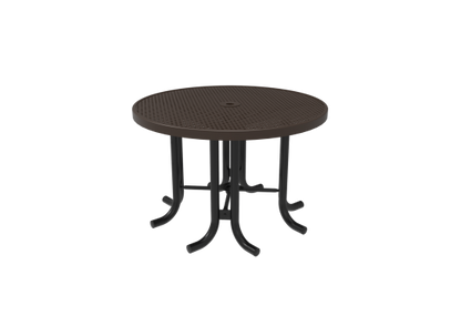 Perforated Steel Round Patio Table