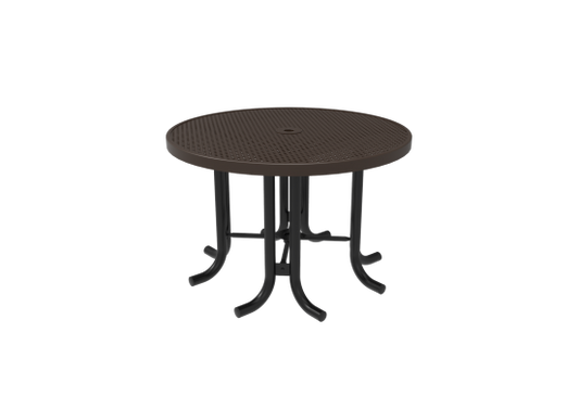 Perforated Steel Round Patio Table