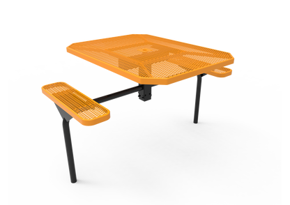 Octagon Nexus Pedestal Table with Diamond Pattern
