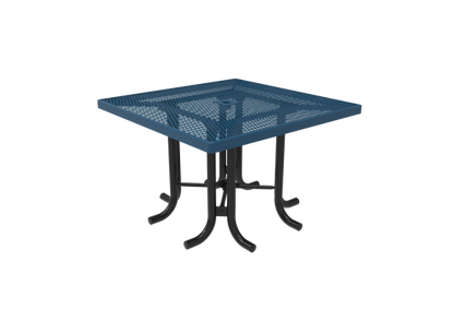Diamond Pattern Square Patio Table