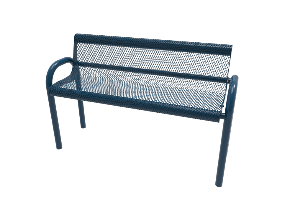 Diamond Pattern MOD Bench with Back