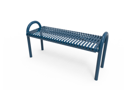 Slatted Steel MOD Bench without Back