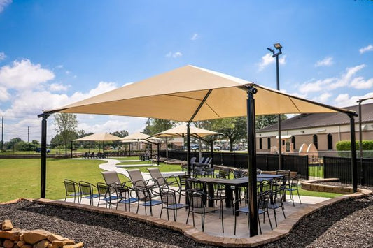 Freestanding Square Shade – Four Column
