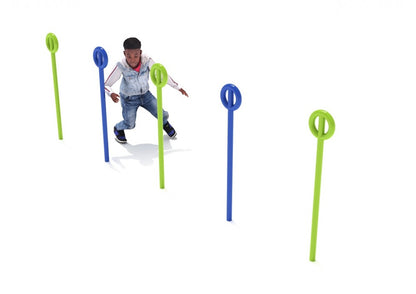 Agility Poles (Set of 5)