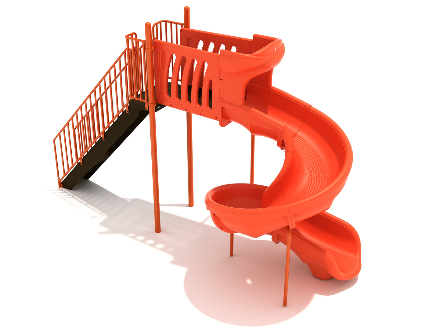 7 Foot Sectional Spiral Slide