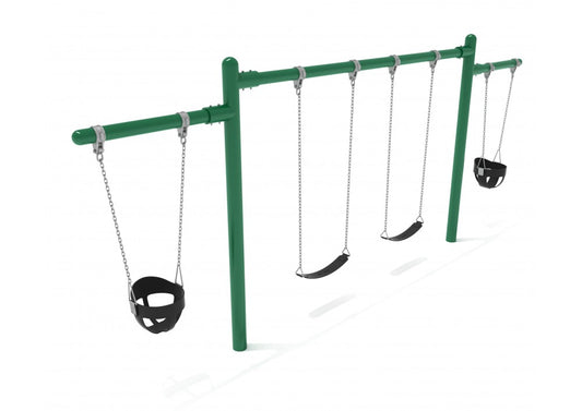 1 Bay- 2 Cantilever Single Post Swing