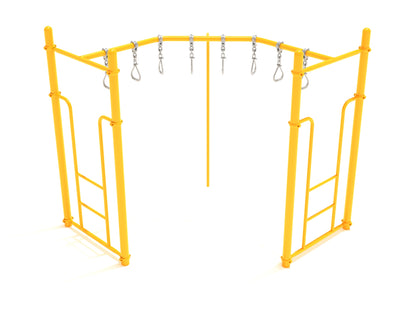 Freestanding 90-Degree Swinging Ring Ladder