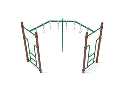 Freestanding 90-Degree Swinging Ring Ladder