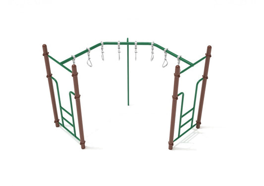 Freestanding 90-Degree Swinging Ring Ladder