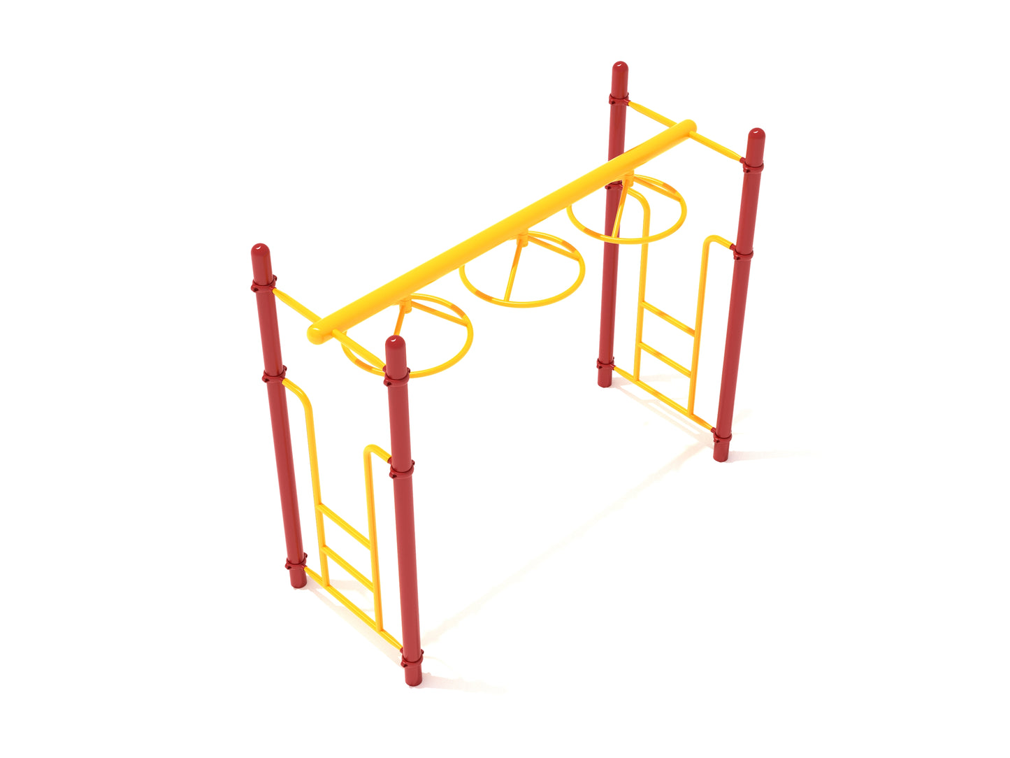 Freestanding 3-Wheel Overhead Swing Ladder