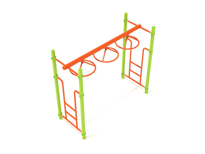 Freestanding 3-Wheel Overhead Swing Ladder