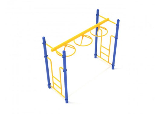 Freestanding 3-Wheel Overhead Swing Ladder