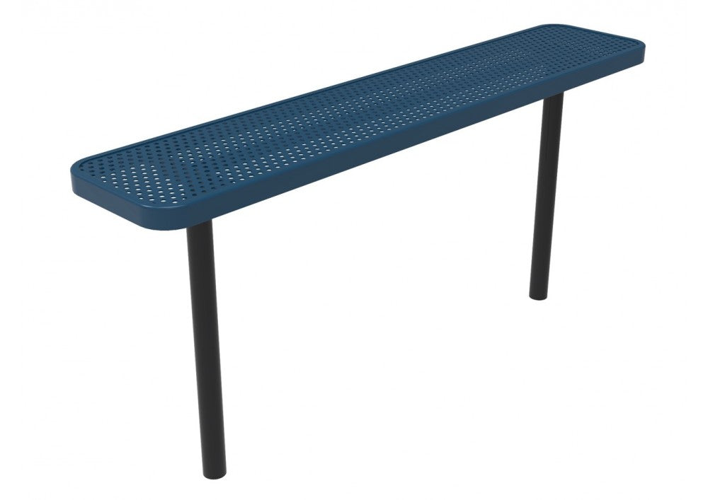 Perforated Steel Wide Seat Player's Bench without Back
