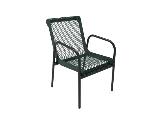 Diamond Pattern Stacking Chair