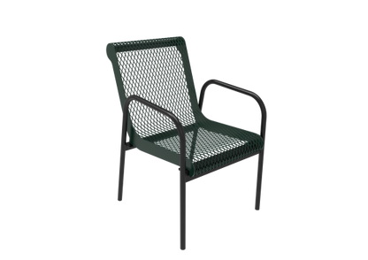 Diamond Pattern Stacking Chair