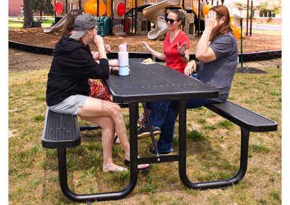 8 Foot Expanded Steel Picnic Table