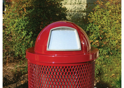 32 Gallon Trash Receptacle with Diamond Pattern